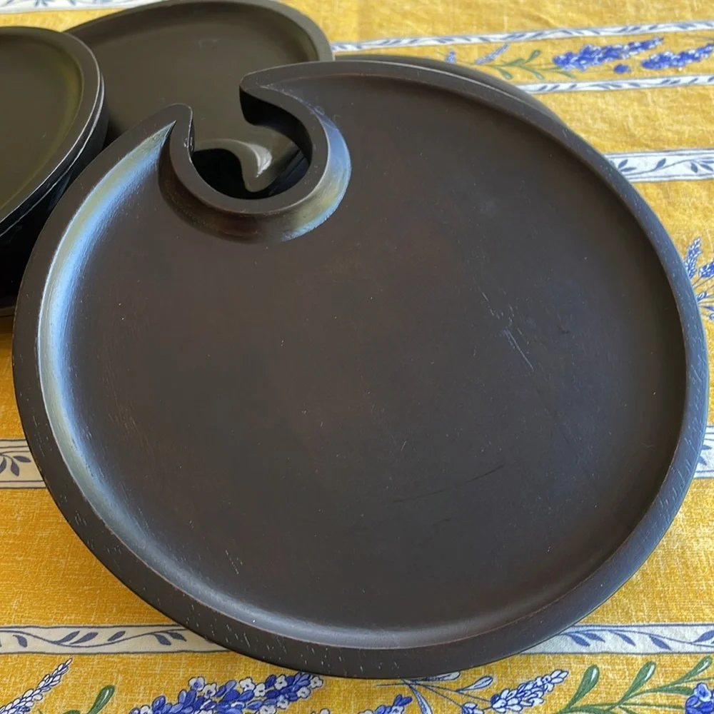 Vintage Pottery Barn Set of 4 Mingling Plates
